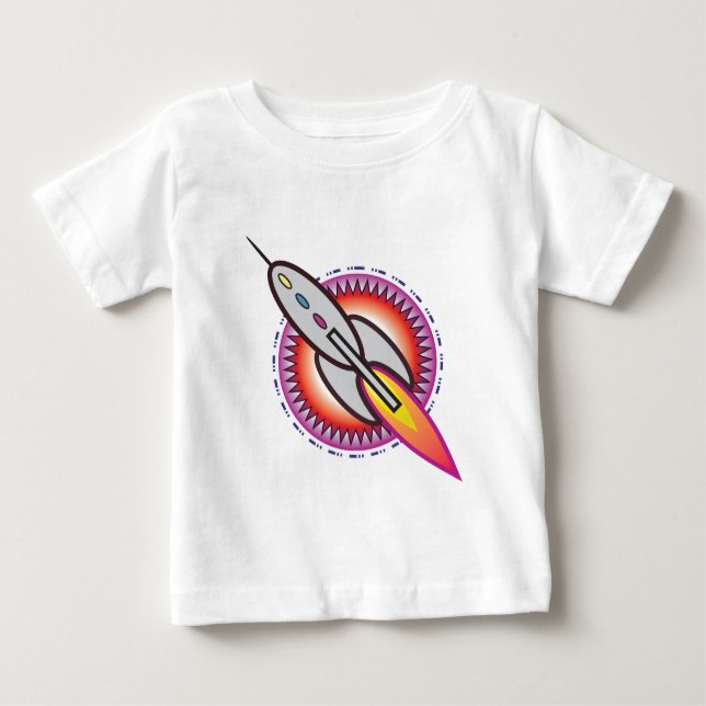 T-shirt Foguete espacial (Frente)