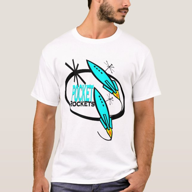 T-shirt foguetes do bolso (Frente)