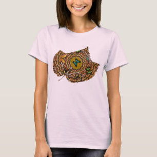T-shirt Folha da borboleta