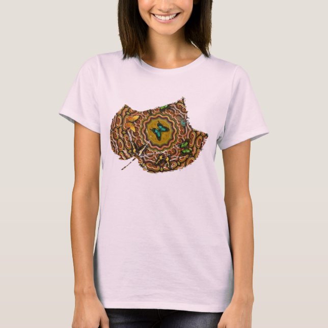 T-shirt Folha de Borboleta (Frente)