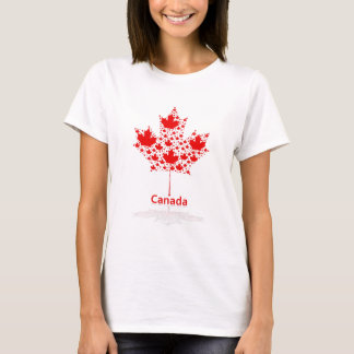 T-shirt Folha de bordo Canadá