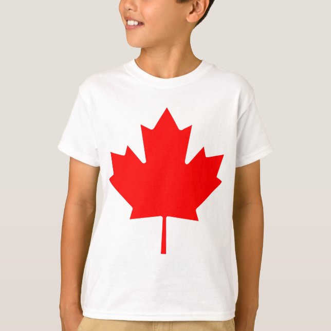 T-shirt Folha de bordo canadense (Frente)