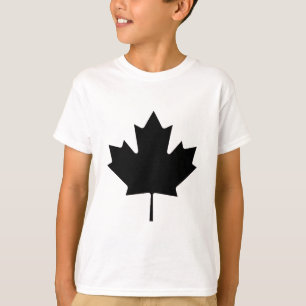 T-shirt Folha de bordo Transp preto os presentes de Zazzle