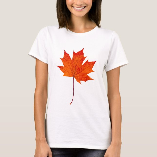 T-shirt Folha de carapaça vermelha (Frente)