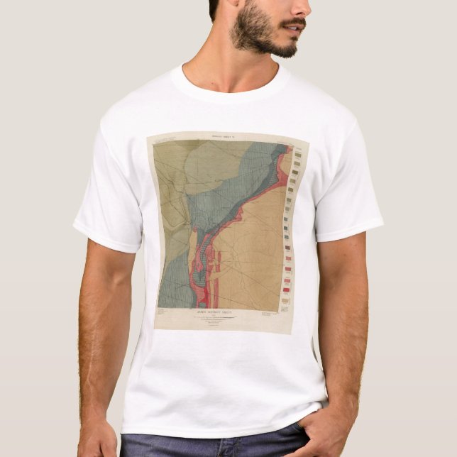 T-shirt Folha do distrito de Aspen (Frente)