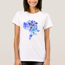 T-shirt Folhas azuis Great Dane