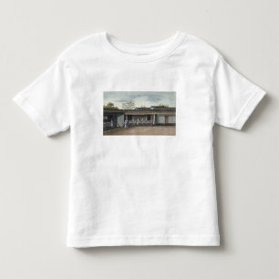 T-shirt Folhas de chá de secagem (w/c no papel)