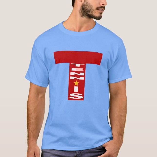 T-shirt foncé bleu caroline  homme  TENNIS  (Frente)