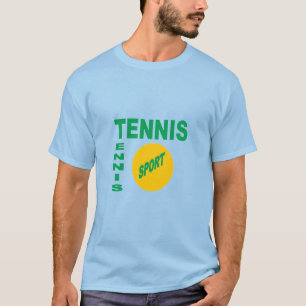 T-shirt foncé bleu DESIGN TÊNIS SPORT