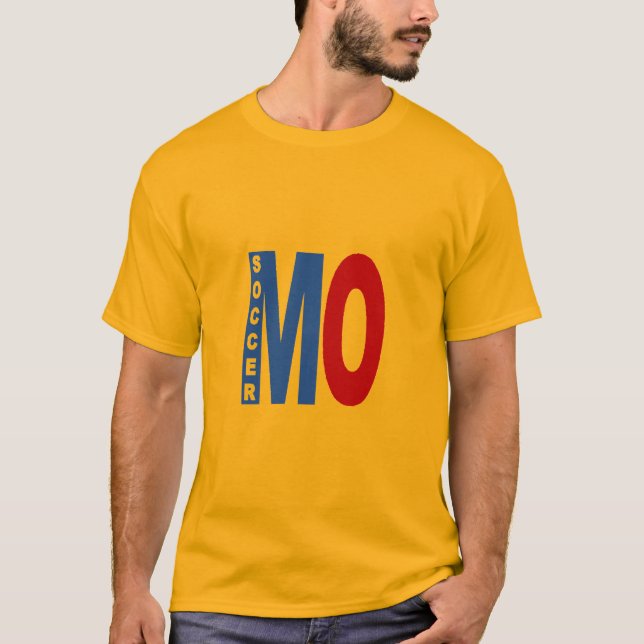 T-shirt foncé jaune MISSOURI SOCCER (Frente)