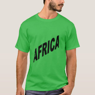 T-shirt foncé vert trèfle AFRICA