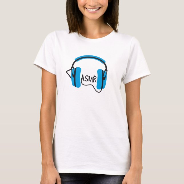 T-shirt Fones de ouvido de ASMR (Frente)