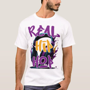 T-Shirt Fones de ouvido De Hip Real - Rua Urbana