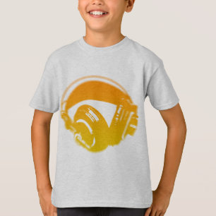T-shirt Fones de ouvido do DJ - disco-jóquei DJing da