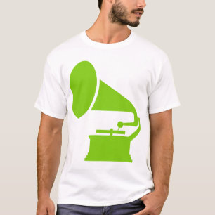 T-shirt Fonógrafo - Verde Marciano