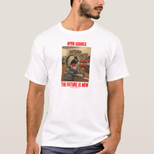 T-shirt Fonte Aberta O Futuro Está Agora (Duke)