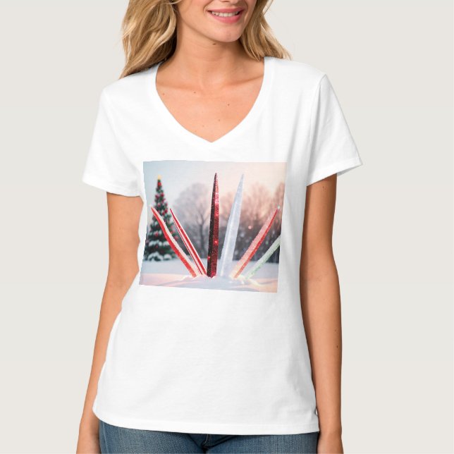 T-Shirt for Cozy Christmas Celebration (Frente)