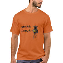 T-Shirt For Pumpkin Smugglers. Halloween 