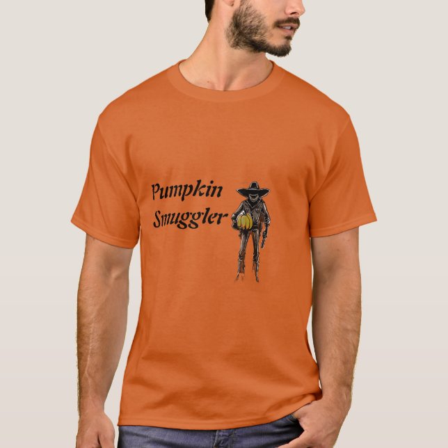 T-Shirt For Pumpkin Smugglers. Halloween  (Frente)