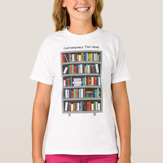 T-Shirt for Readers - Bookworm (Frente)