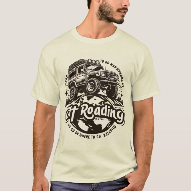 t-shirt fora da estrada levantada em 2025 (Frente)