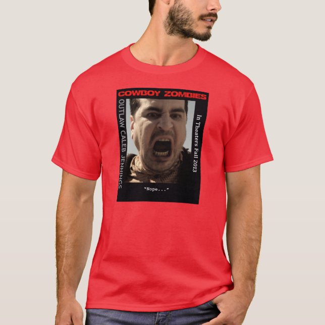 T-shirt foragido de Caleb Jennings (Frente)