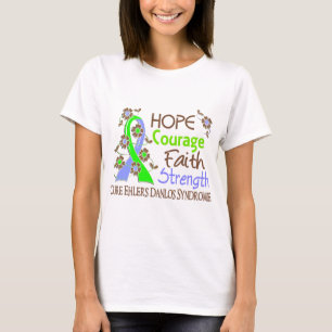 T-shirt Força 3 EDS da fé da coragem da esperança