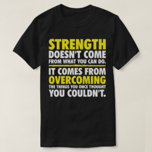 T-shirt Força - Motivação