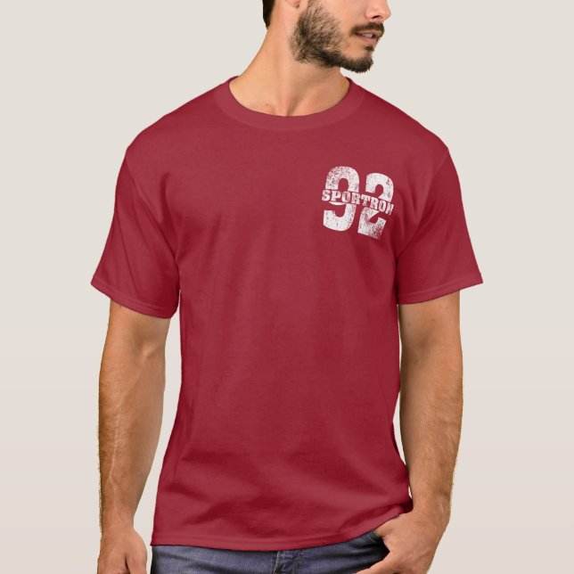 T-shirt forçado de Sportron 92 (Frente)