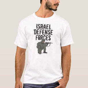 T-shirt forças de defesa do lsrael