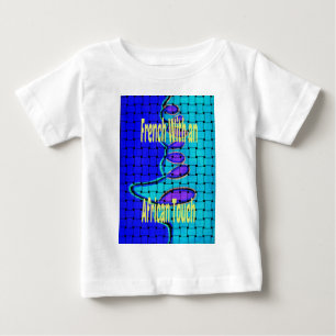 T-shirt Forma Abstrato Roxa Verde Azul-Africana