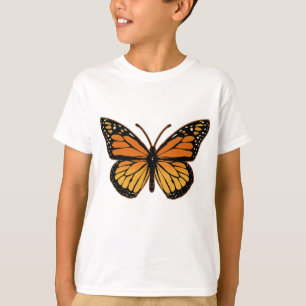 T-shirt Forma da borboleta de monarca