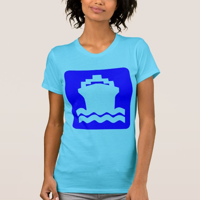 T-shirt Forma de Entrega - Azul (Frente)