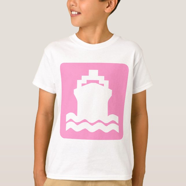 T-shirt Forma de Entrega - Rosa (Frente)