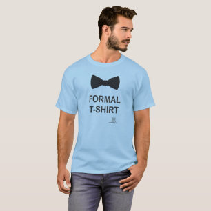 T-shirt formal com laço