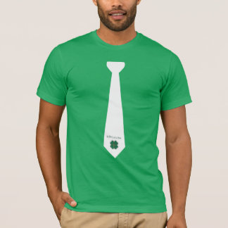 T-shirt formal do laço dos homens do dia de St