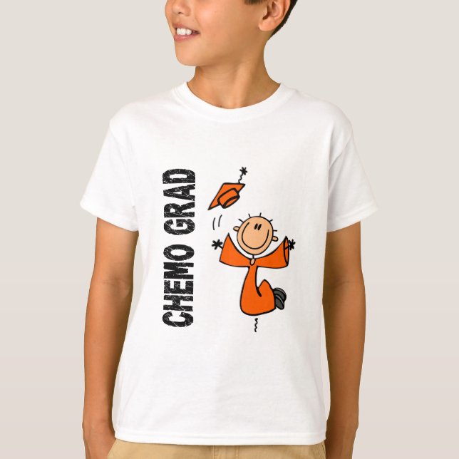 T-shirt FORMANDO alaranjado 1 de CHEMO (leucemia) (Frente)