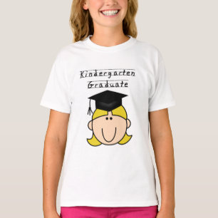 T-shirt Formando louro do jardim de infância da menina