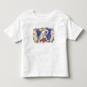 T-shirt Forme de duas criaturas voadas com entrelaçado