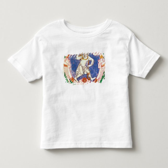 T-shirt Forme de duas criaturas voadas com entrelaçado (Frente)