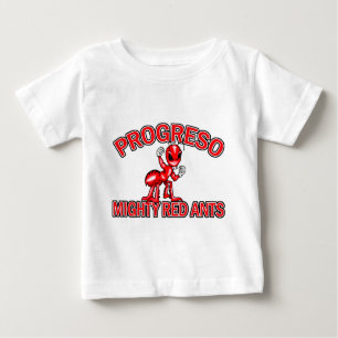 T-shirt Formigas vermelhas poderosas de Progreso