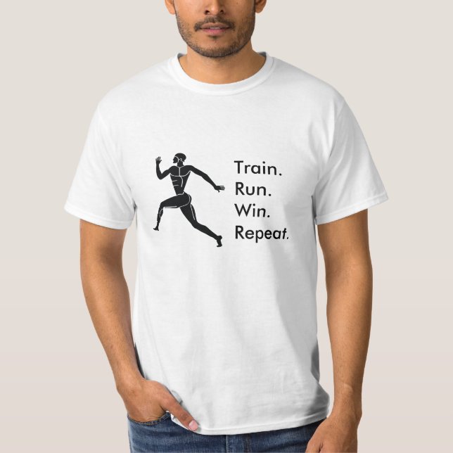 T-shirt Fórmula vencedora dos esportes gregos (Frente)