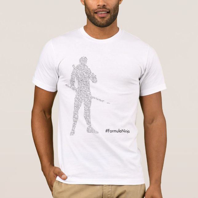 T-shirt #FormulaNinja (Frente)