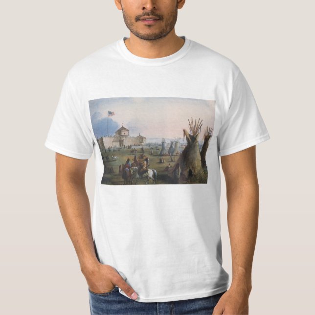 T-shirt Fort Laramie, Sublette Fort, Fort William, Miller (Frente)