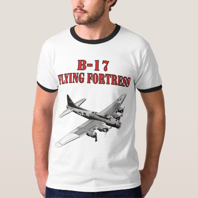 T-SHIRT FORTALEZA DO VÔO B-17 (Frente)