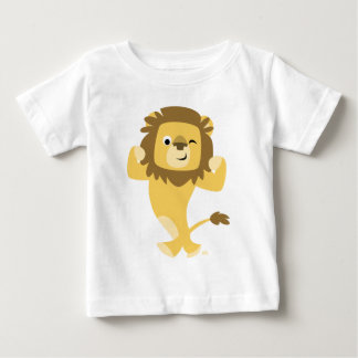 T-shirt Forte do Leão de Cartoon