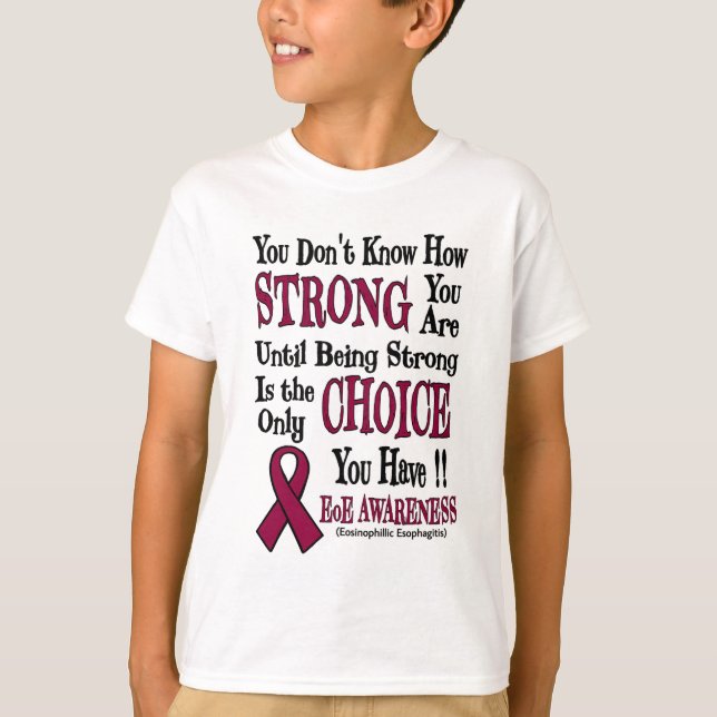 T-shirt Forte/Escolha...EoE (Frente)