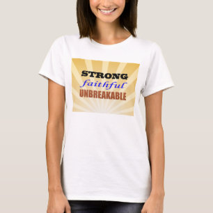 T-shirt Forte fé inseparável