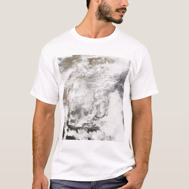 T-shirt Forte queda de neve na China (Frente)