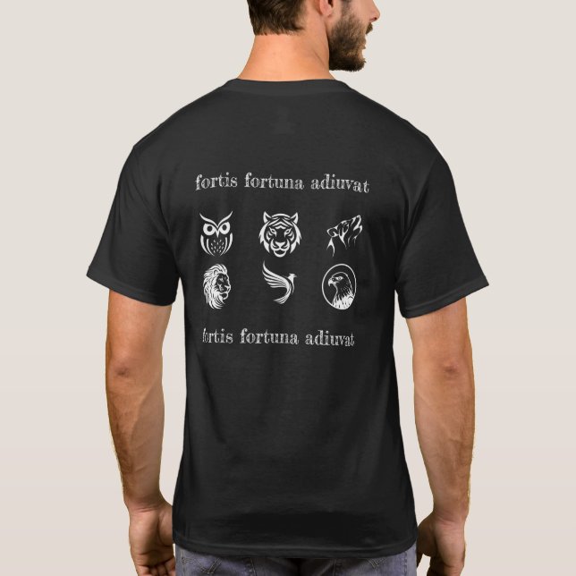 T-Shirt Fortis Fortuna Adiuvat (Verso)